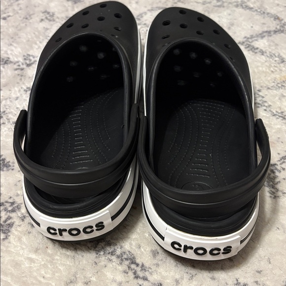 CROCS Black and White Clogs - Picture 4 of 5